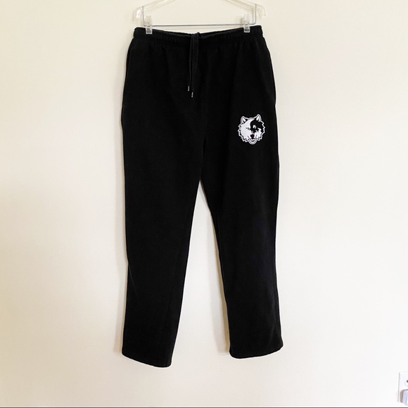 Holloway Other - Holloway Mens Black Athletic Fleece Wolf Cotton Blend Loungewear Sweatpants